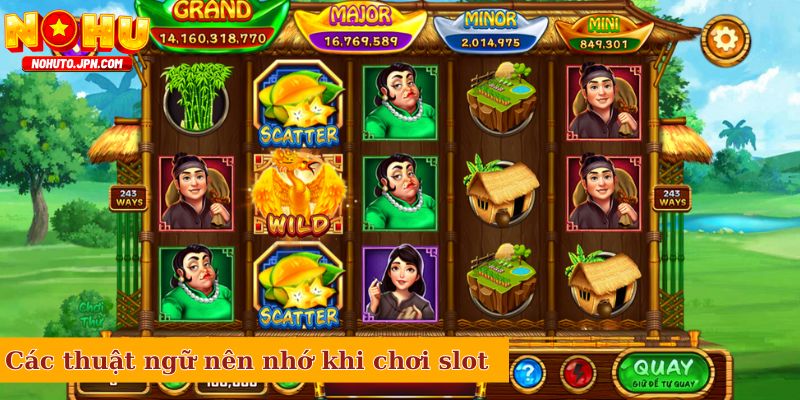 Các thuật ngữ nên nhớ khi chơi slot