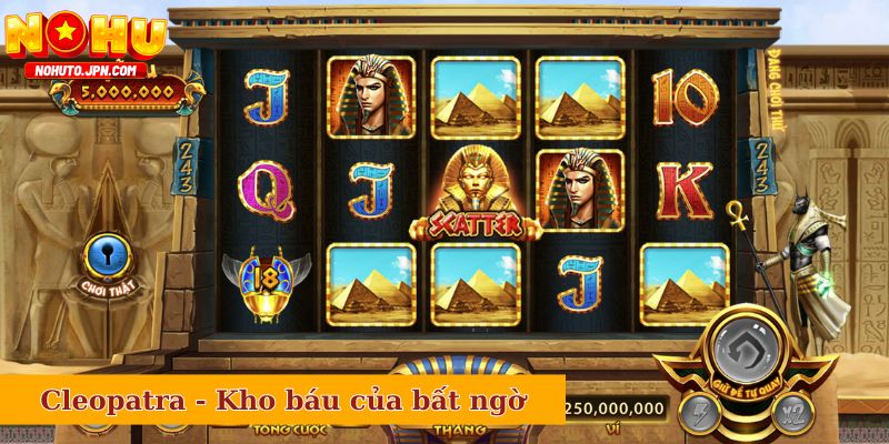 Slot Bí Mật Cleopatra - Kho báu của bất ngờ