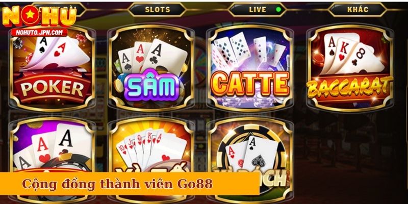 Những hoạt động của cộng đồng thành viên Go88