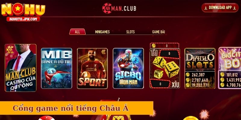 Thương hiệu ManClub - Cổng game nổi tiếng Châu Á