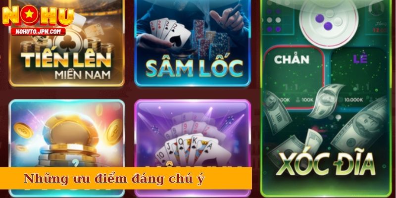 Những ưu điểm đáng chú ý của cổng game Nhatvip