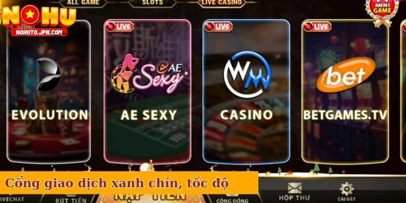 Cổng giao dịch xanh chín, tốc độ nhanh chóng tại Saowin