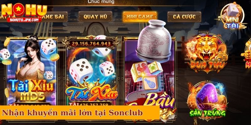Nhận khuyến mãi lớn tại Sonclub