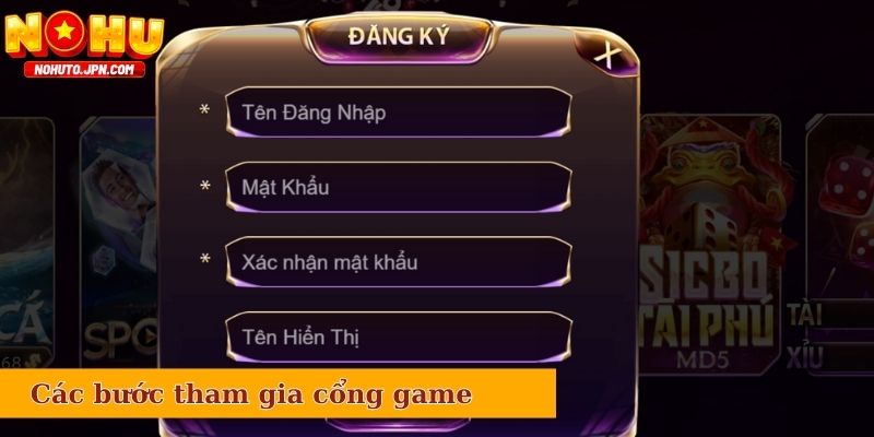 Các bước tham gia cổng game V8club dễ thực hiện