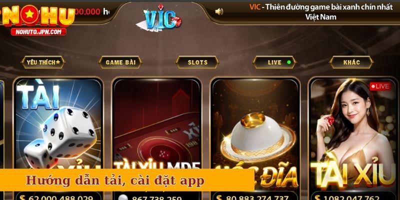 Hướng dẫn tải, cài đặt app Vicwin trên thiết bị di động