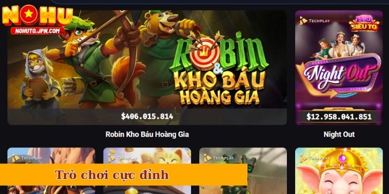 Hệ thống trò chơi cực đỉnh của cổng game Vin777