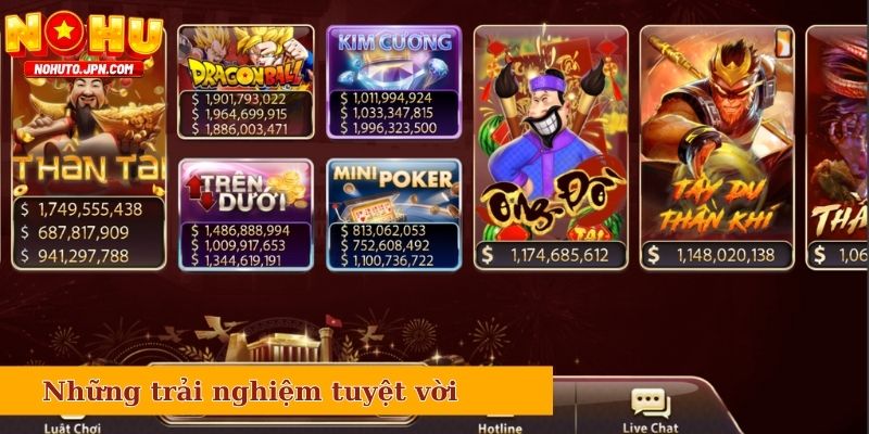 Những trải nghiệm tuyệt vời của cổng game Zomclub