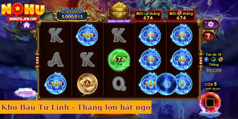 Tham gia Kho Báu Tứ Linh - Thắng lớn bất ngờ