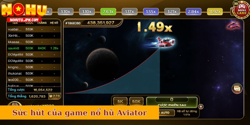 Game nổ hũ Aviator - Sân chơi có 1 0 2