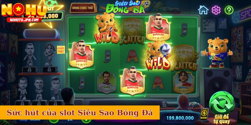 Sức hút đỉnh chóp của slot Siêu Sao Bóng Đá